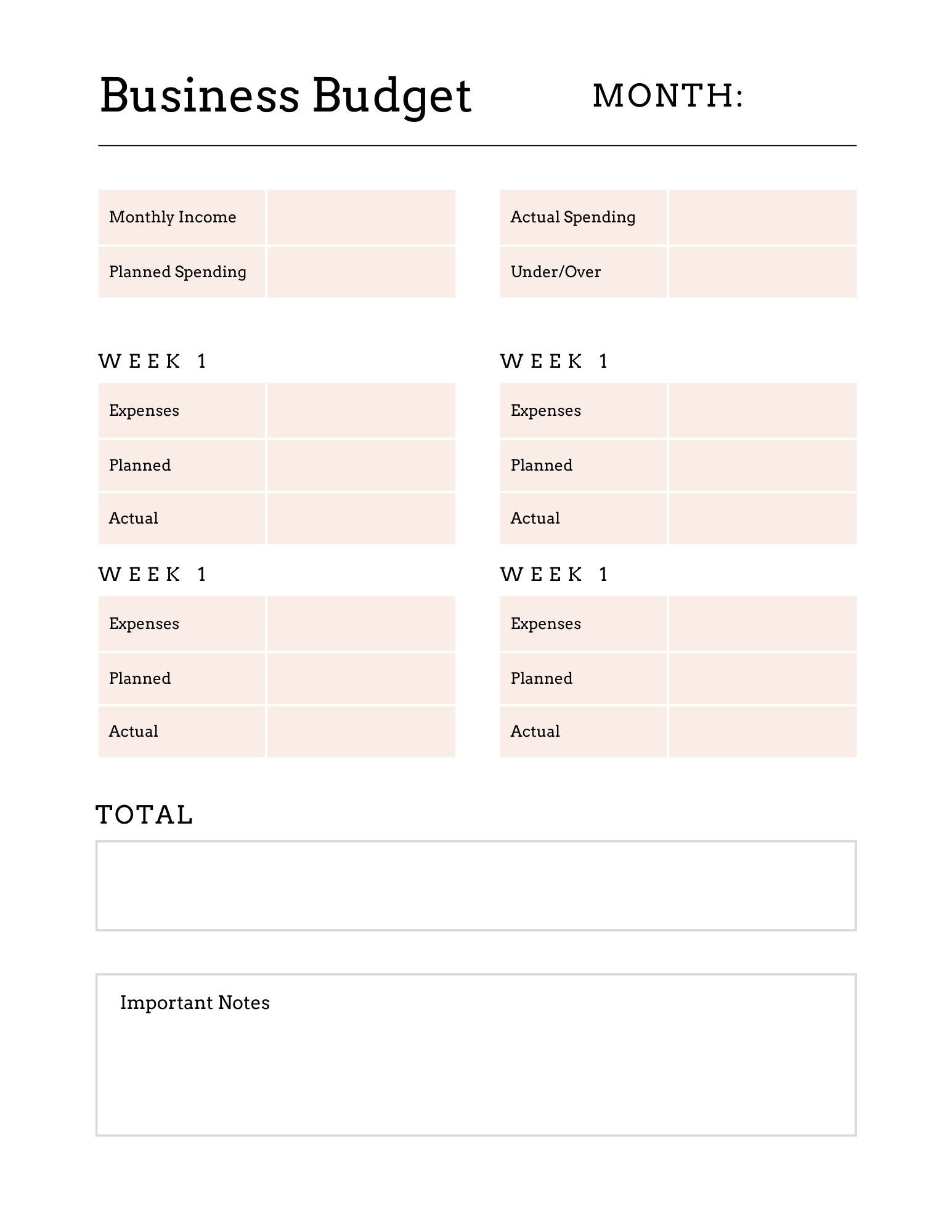 Printable Small Business Planner Bundle, Small Business, Product and ...