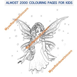Digital Children Colouring books - Almost 2000 pages