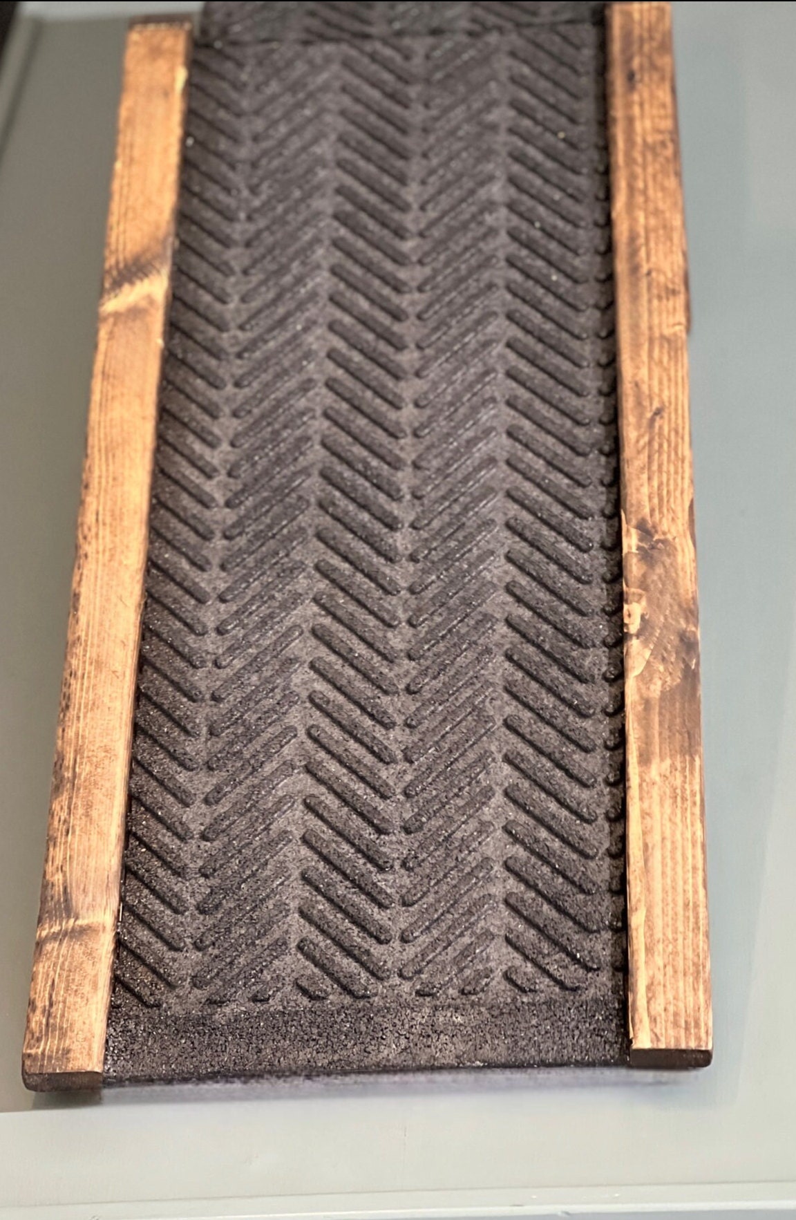 Custom Sized Pet Ramp With Platform Doggie Door Ramp Outdoor Etsy