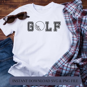 Golf Svg Golfing Svg Golf ball SVG Golf tshirt design