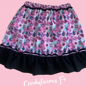 Griezelige schattige Lolita Kawaii gotische rok