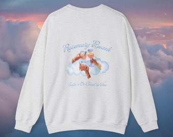 ON CLOUD NINE Custom Bachelorette Sweatshirt // Cloud 9 Custom Crewneck // 2 Sided Custom Sweatshirt // Bridesmaids Sweatshirt