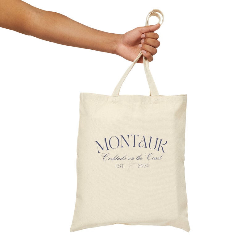 MONTAUK Coastal Bachelorette Canvas Tote Bag // Montauk Bachelorette ...