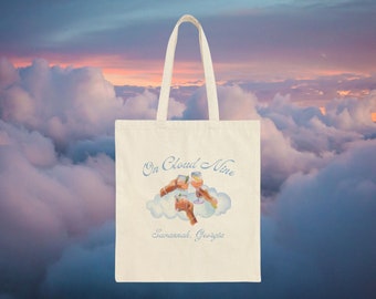 Montauk Coastal Floral Print Tote Beach Bag