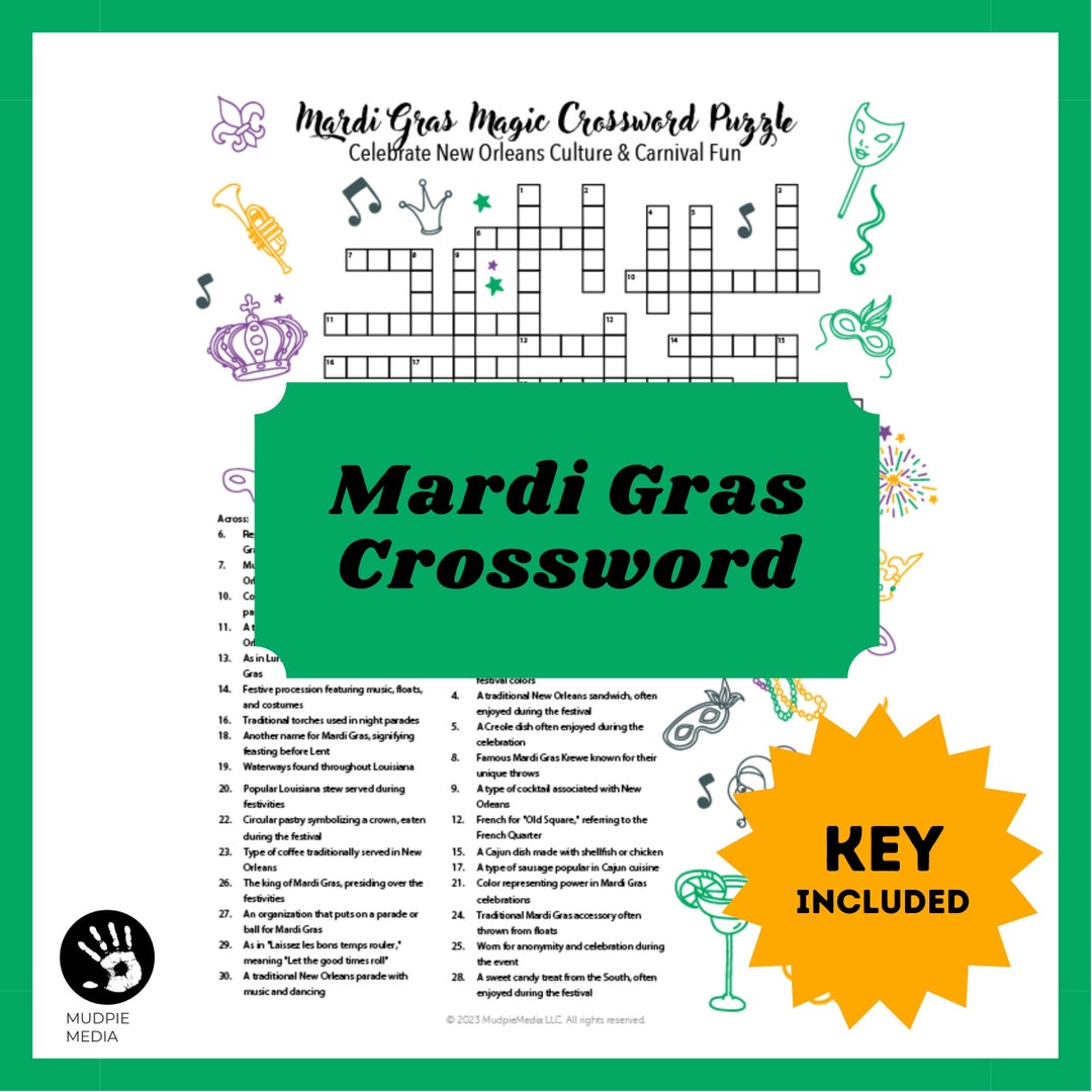 period after mardi gras crossword clue