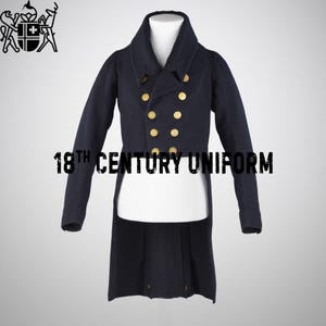 Regency Wool Tailcoat: 1810 Gentleman&#39;s Overcoat