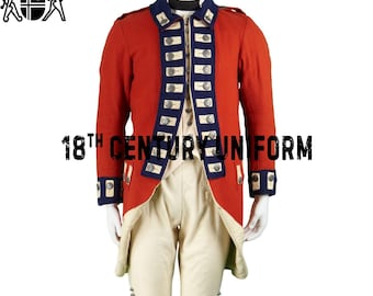 アメリカ独立戦争イギリス軍 レッドコート イギリス軍「レッドコート」人形 / HistoryWearz™ 再生人形 / 人形用