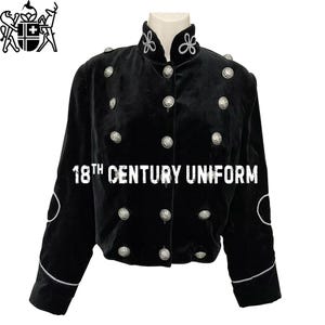 Victorian Jacket, Gothic Jacket, Medieval Jacket, Steampunk Jacket, Men Gothic Military Jacket, Black Velvet Goth Jacket