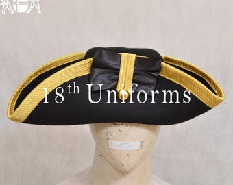 ブラック版 マッカーサー アメリカ軍将校用制帽 WW2型米軍（アメリカ軍