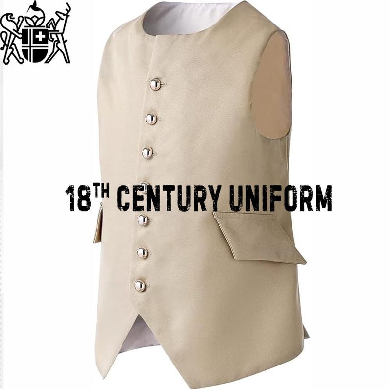 18th Century Wool Waistcoat: Colonial, Revolutionary War Vest - Etsy