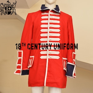 Chaqueta de lana roja de la Guerra Civil Británica: Uniforme del Regimiento Real de las Tierras Altas