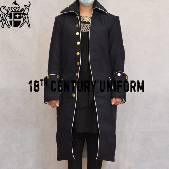 19th Century Wool Frock Coat: Civil War, Victorian, Wedding