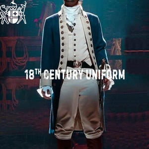 Navy Blue Wool Revolutionary War Uniform: British/Continental Army Jacket