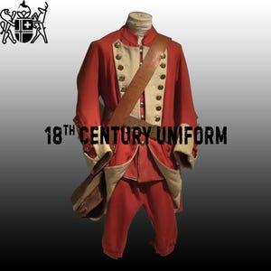 Uniforme reggimentale in lana rossa del XVIII secolo: tenuta della Guardia Reale