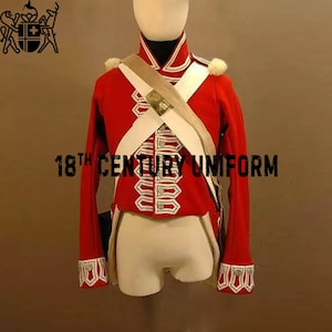 British 41st Regiment Red Wool Jacket: 18th Century Reproduction Uniform
