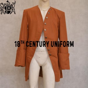 Men Frock Coat, Gentleman Frock Coat, Victorian Frock Coat, Medieval Frock Coat, Military Frock Coat, Brown Wool Frock Coat