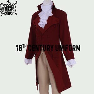 Cappotto in lana color castagna: stile steampunk Regency del XVIII secolo