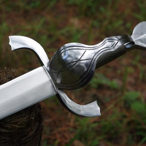Viking Longsword 30 inch Leaf Spring Steel, Hand Forged Norse Blade image 7