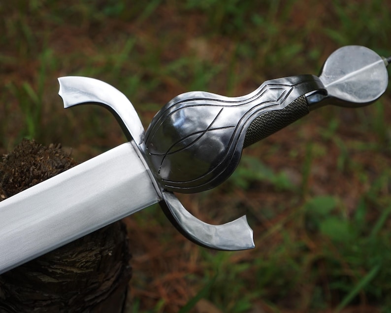Viking Longsword 30 inch Leaf Spring Steel, Hand Forged Norse Blade image 7
