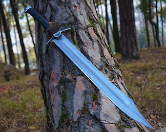 Messe Short Sword: The Duelist’s Canvas | Handmade Viking Sword | Balanced Water Tempered Sword | Wedding Gifts | Ready to Use Gifts