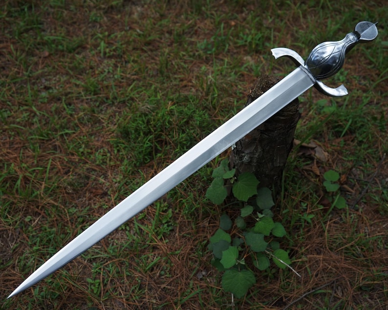 Viking Longsword 30 inch Leaf Spring Steel, Hand Forged Norse Blade image 5