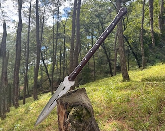 Handmade Viking Spear: Water Tempered, Balanced Blade