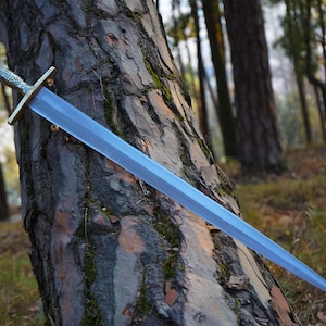 Celtic Sword: Ode to Ancestral Spirits | Handmade Viking Sword | Balanced Water Tempered Sword | Graduation Gifts | Camper Gifts for Him