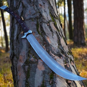 Handmade Gifts | Long Handle Machete Knife | 17 inch Water Tempered Carbon steel Blade | Handmade Gifts | Art of Himalayas | Dad Gifts