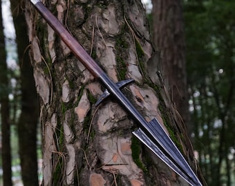 Hand-Forged Tempered Steel Viking Spear Head (9 inch Blade) – Historical Reenactment Artifact