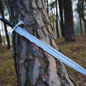 Viking Sword | 25 inch axe guard handmade sword | Ready To Use Sharp Blade | Water Tempered Blade | Graduation Gifts | Historical Sword