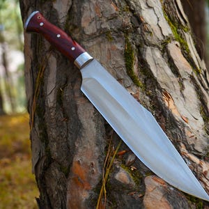 Handmade Seax Knife: Hand Forged Knife | Birthday Gifts for Boyfriend | Dad Gifts | Handmade Gifts | Graduation Sharp Gifts | Wedding Gifts