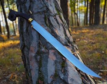 Espada vikinga Katipunan hecha a mano: Espada maestra templada al agua