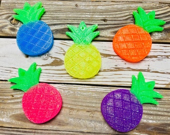 Neon Pineapple Car Freshie, Aromatherapy Air Freshener