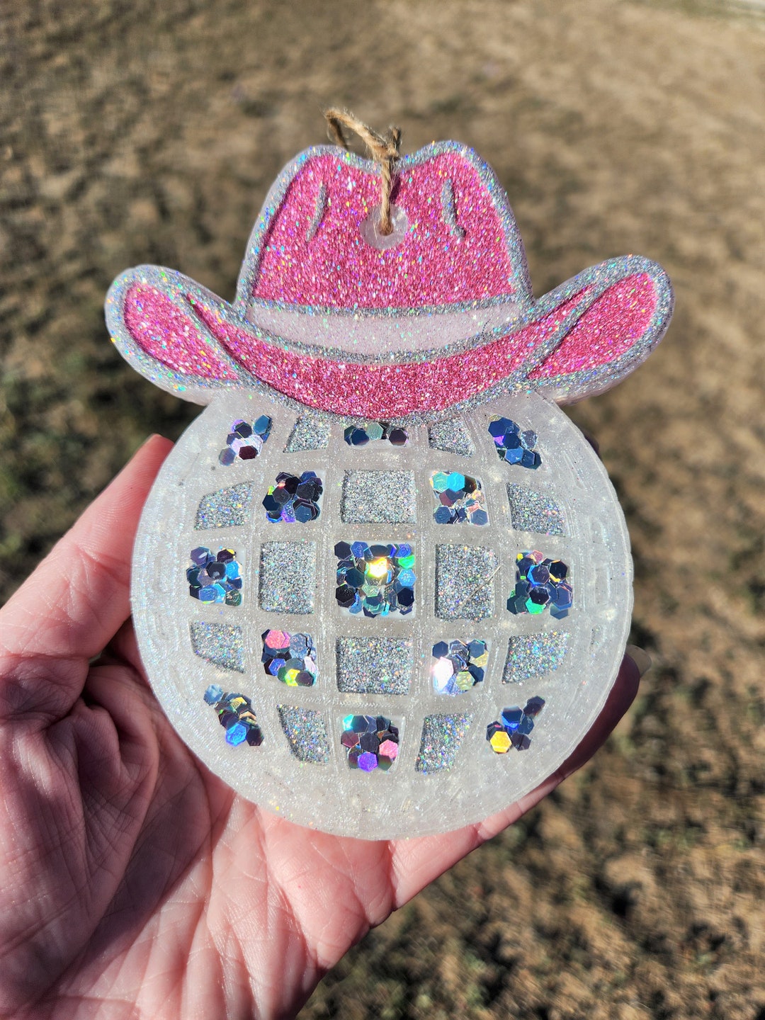 Cowboy Disco Ball Car Freshie Aromatherapy Car Freshie Air Freshener