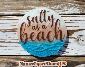 Salty As A Beach Car Freshie Aromatherapy Air Freshener Aroma Bead Room Freshener Fragrant Car Decoration Car Candle