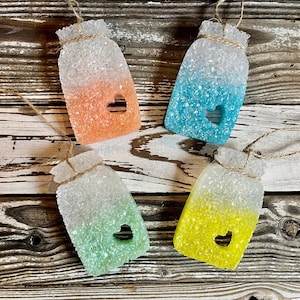 Désodorisant pour voiture Mason Jar : aromathérapie Freshie