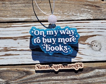 Book Lover Car Freshie, Aromatherapy Air Freshener