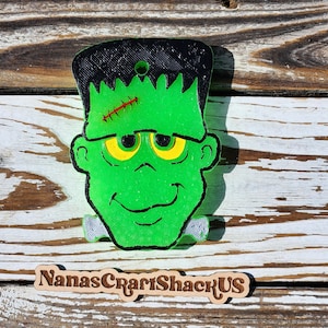Frank&#39;s Monster Car Freshie Aromatherapy Air Freshener Aroma Bead Room Freshener Fragrant Car Decoration Halloween Car Candle
