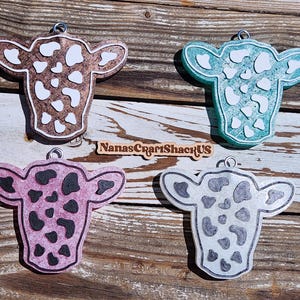 Cow Print Calf Car Freshie Aromatherapy Air Freshener Aroma Bead Room Freshener Fragrant Car Decoration Car Candle