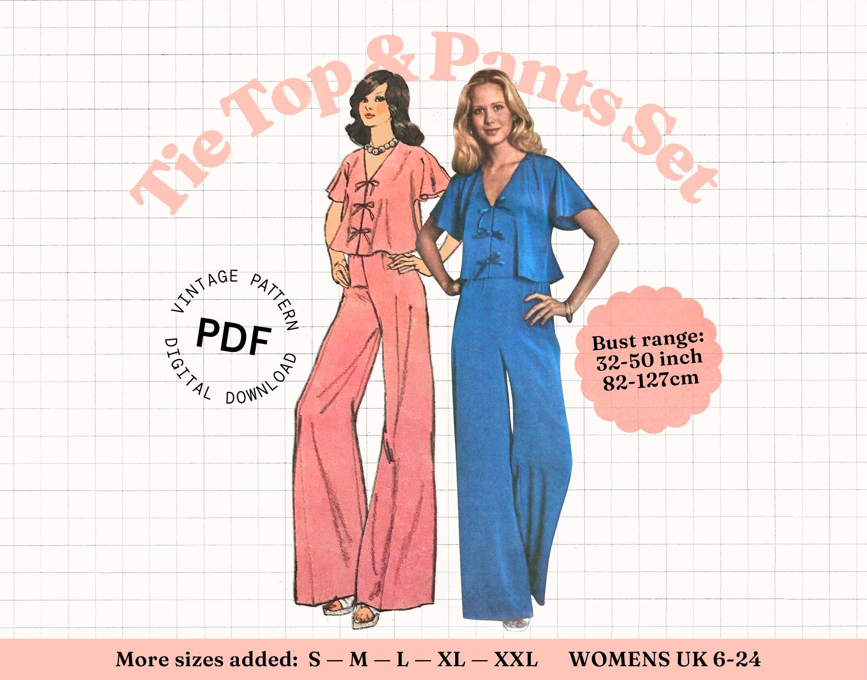 Vintage Pajama Top - Etsy