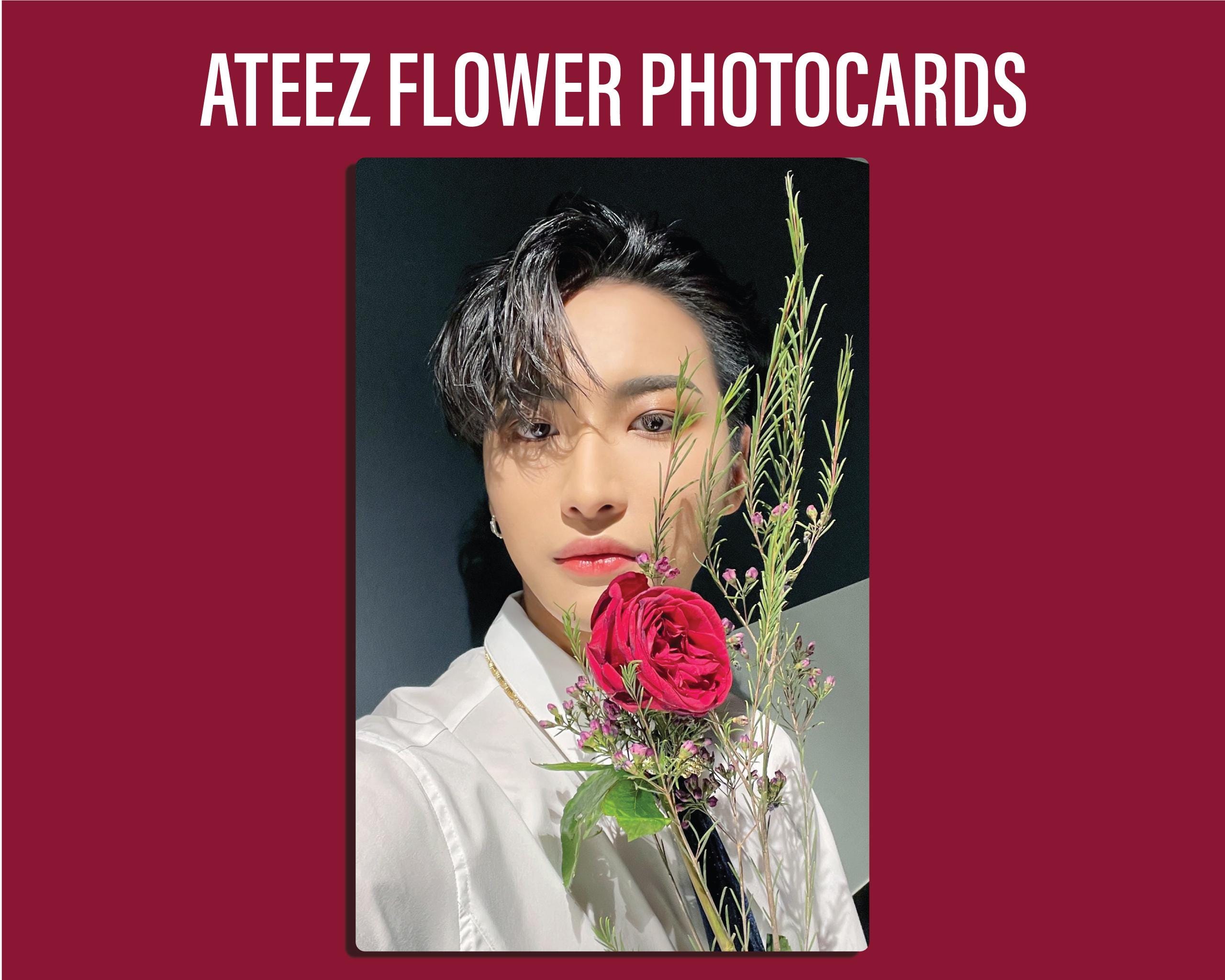 ATEEZ Flower Photocard Set - Set of All 8 Members