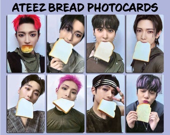 ATEEZ Bread Photocards (Unofficial) || PCs From The World Ep. 2 Outlaw Album