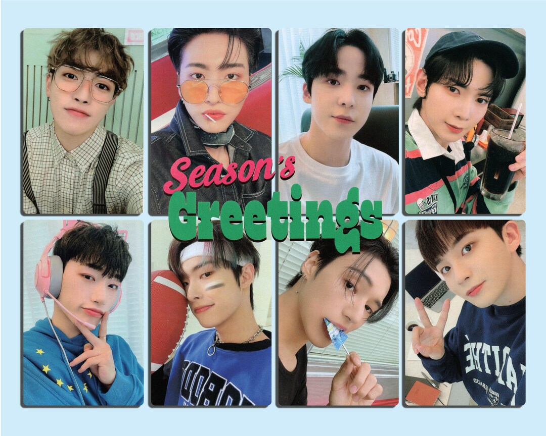 ATEEZ 2020 Season's Greetings Photocard seonghwa hongjoong