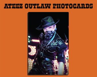 ATEEZ Outlaw Photocards || Unofficial/fanmade - Etsy