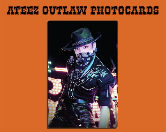 ATEEZ Outlaw Photocards || Unofficial/fanmade - Etsy
