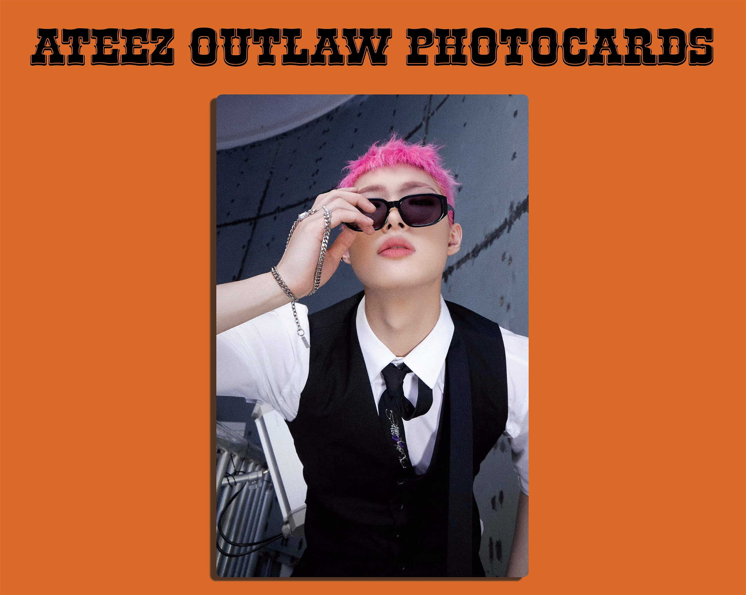 ATEEZ Outlaw Photocards || Unofficial/fanmade - Etsy