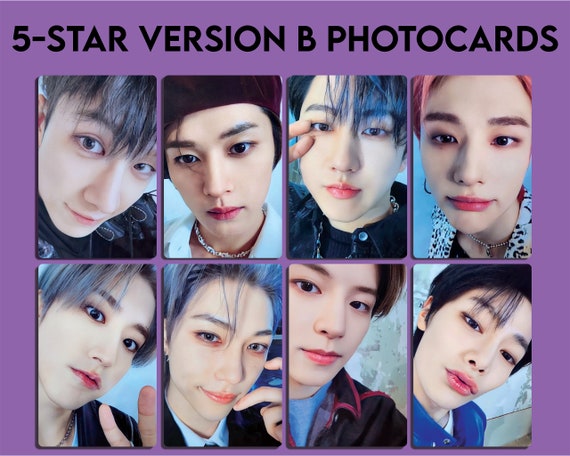 Stray Kids 5-star Version B Photocards - (lomocards/fanmade