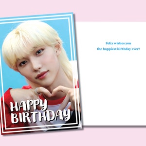 Stray Kids Birthday Cards - Etsy
