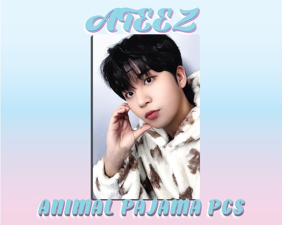 ATEEZ Animal Pajama Photocards || Unofficial/fanmade - Etsy