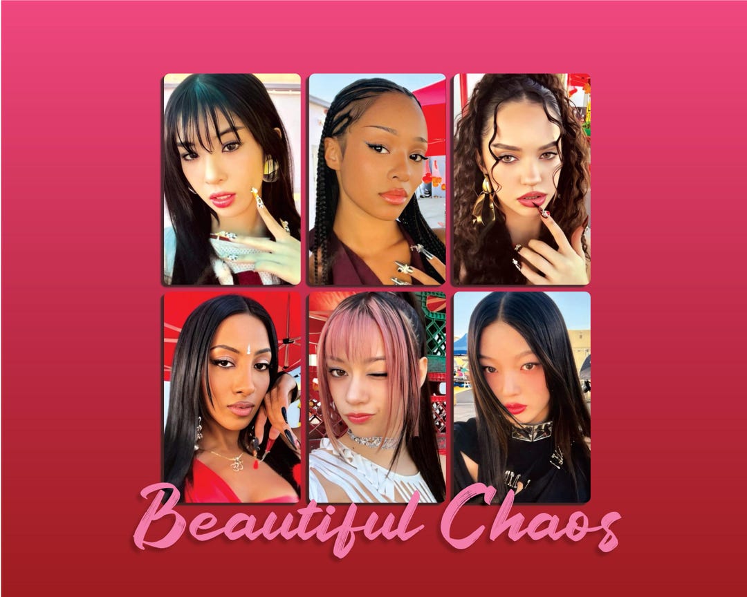 Beautiful Chaos Katseye Post Card